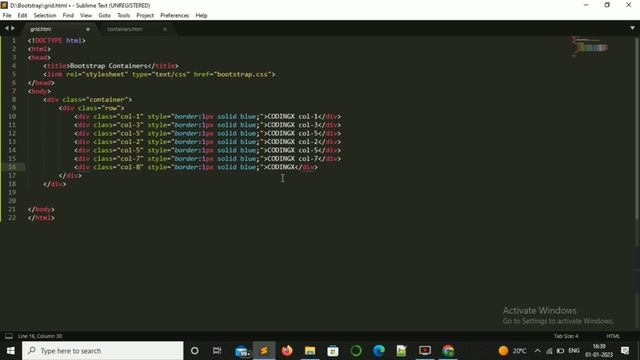 Bootstrap 5 Grid System in Bangla | Bangla | CODINGX смотреть онлайн