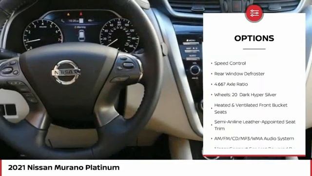 2021 Nissan Murano Platinum FOR SALE in San Luis Obispo, CA N21098 смотреть онлайн