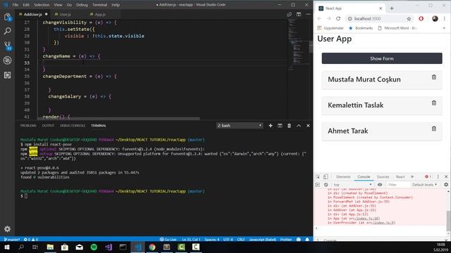 React Dersleri 27 - Controlled Components смотреть онлайн