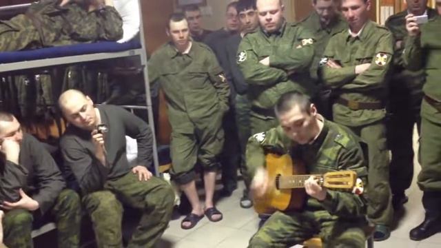 Армейские песни под гитару-И там где Северный кавказ. смотреть онлайн