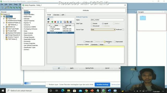 Langkah-Langkah Membuat ERD Sistem Informasi Desa Berbasis Web menggunakan Oracle смотреть онлайн