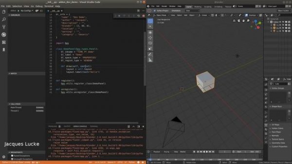 Visual Studio Code extension for Blender Development [WIP]
