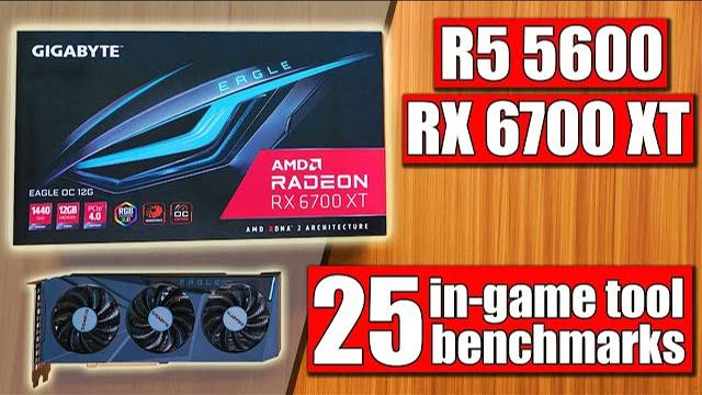 RX 6700 XT + Ryzen 5 5600 tested in 25 games | 1080p vs 1440p | смотреть онлайн