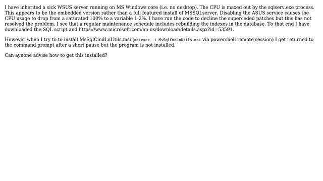 How to install sqlcmd on windows core? смотреть онлайн