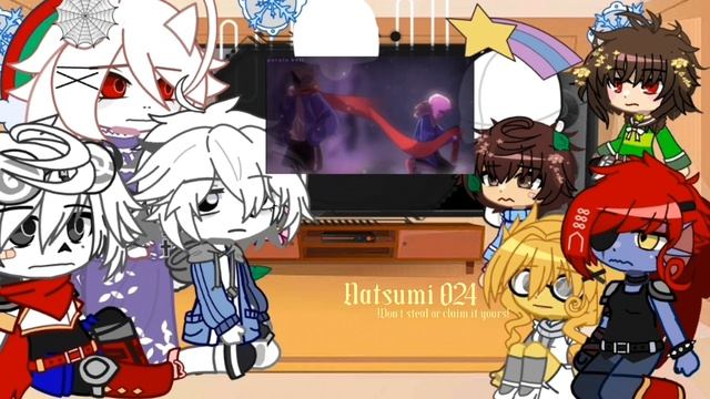 • [ Part 1/? ] Undertale reacts to Dust / murder sans l| Undertale |l Gacha club l| • смотреть онлайн