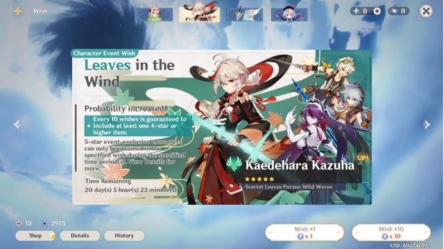 SUMMONS FOR KAZUHA | Genshin Impact