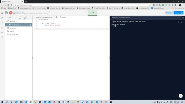 Programación Orientada a Objetos con Python - 3: Hello world смотреть онлайн