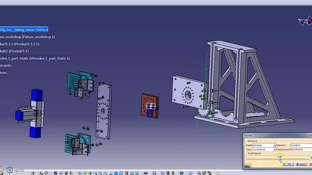 CATIA Exploded view of Assembly in CATIA V5 смотреть онлайн