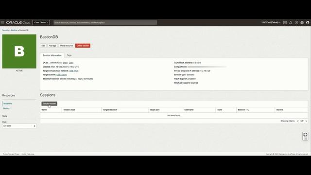 Oracle OCI: Create bastion service to connect to DB system on private network смотреть онлайн