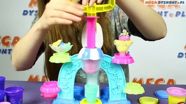 Swirl and Scoop Ice Cream Playset / Фабрика Мороженого - Sweet Shoppe - Play-Doh - B0306 смотреть онлайн