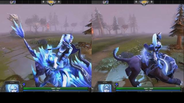 Blessings of Lucentyr and Liveliness of Lucentyr Kinetic Gem Luna preview Dota 2 смотреть онлайн