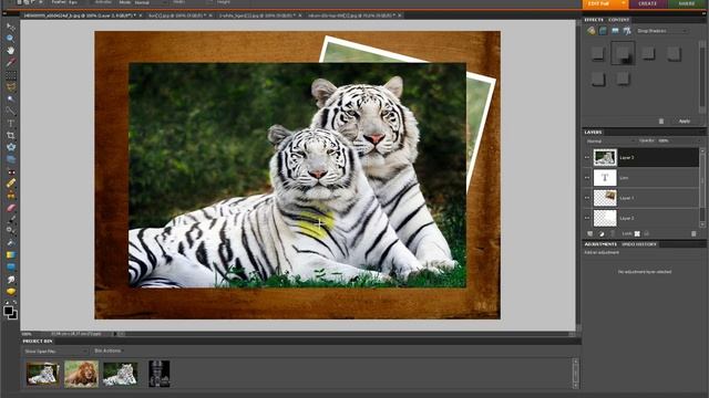 Photoshop elements 8 on table effect tutorial смотреть онлайн