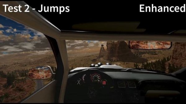 BeamNG - Default Driver Camera Vs. Enhanced Camera