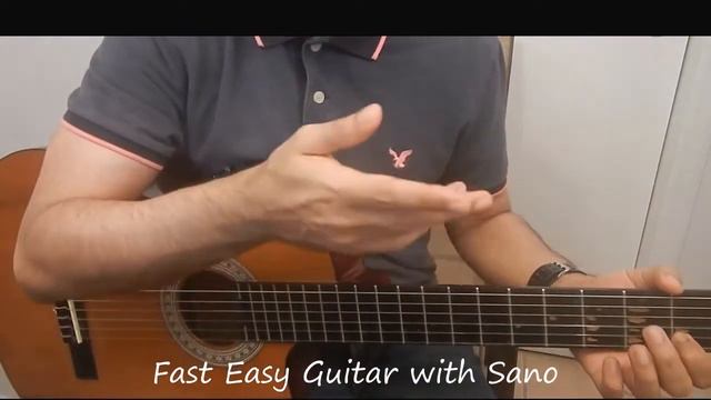 EASY WAY TO LEARN GUITAR CHORDS & REDUCE FINGERTIP PAIN-Beginner Guitar Quick Course Vid5 Sano смотреть онлайн