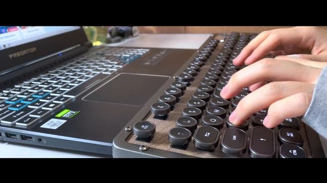 back to the past ? asmr + lofi unboxing review | azio retro classic keyboard (elwood) смотреть онлайн