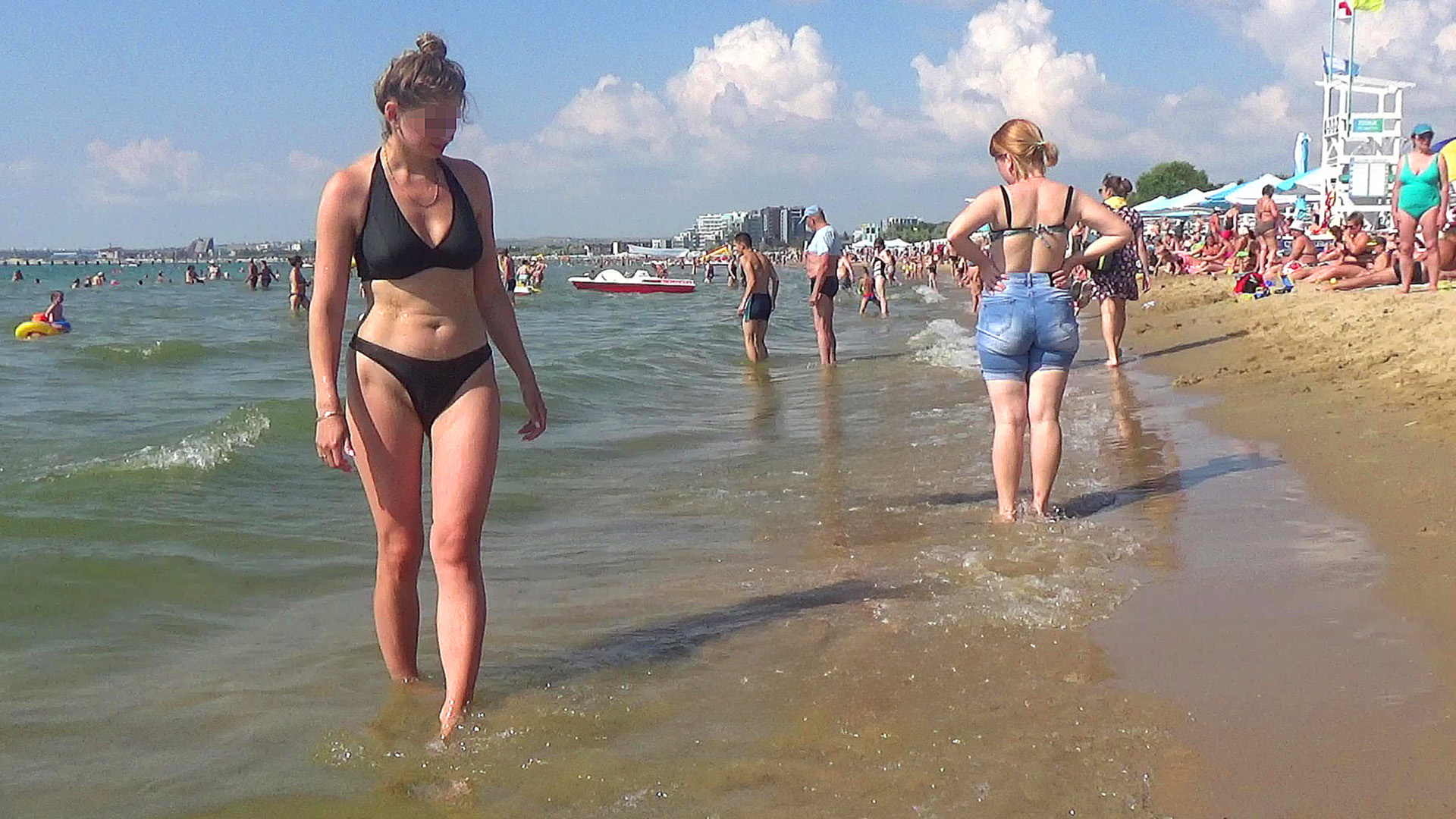 Анапа. Море на Лечебном пляже зеленеет. Без комментариев смотреть онлайн