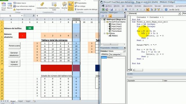 Como hacer un bingo en excel смотреть онлайн