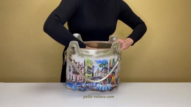 Средняя сумка "Каналы Венеции" Pelle-Volare смотреть онлайн