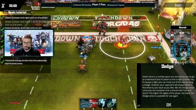Player 2 Plays - Blood Bowl: Death Zone смотреть онлайн