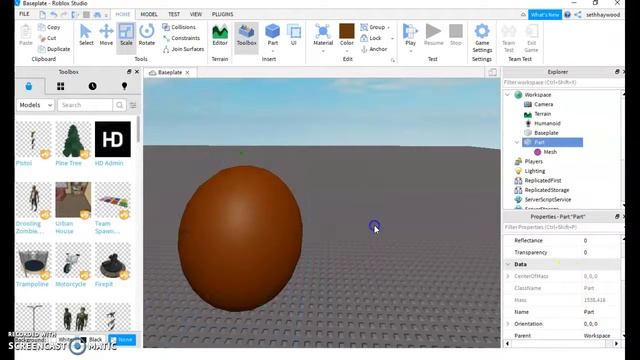 How to make a special mesh in roblox studio! смотреть онлайн