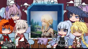 //реаеция геншина на люмин как принцесса бездны\react to lumine as…//#reaction#gachaclub#genshin#tt