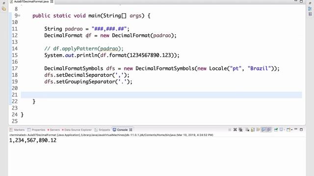 Curso de Java #97: Formatando Números: DecimalFormat смотреть онлайн