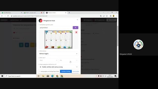 TOT Quizizz Bersama Pak Akhmad Toha dan Sahabat Guru Hebat смотреть онлайн