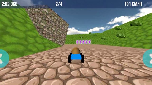 Я играю Potaty Racing и быстро проехал 4 раза финиша смотреть онлайн