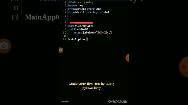 Make A Android App usingAandroid Phone by Python Kivy смотреть онлайн