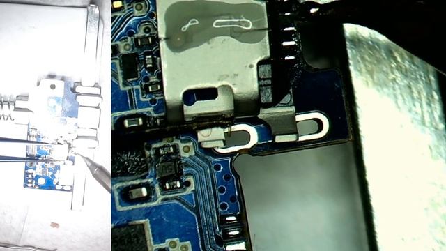 Замена гнезда зарядки Oukitel Mix2./Replacing The Oukitel Mix2 Charging Socket./装回Oukitel Mix2充电插座。