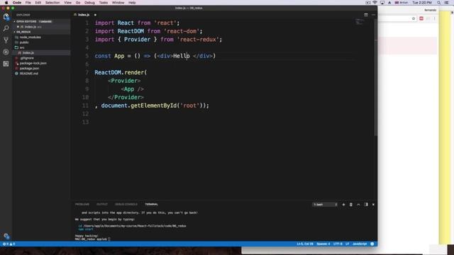 47 React Js for beginner to advance full course REDUX Installing and connecting смотреть онлайн