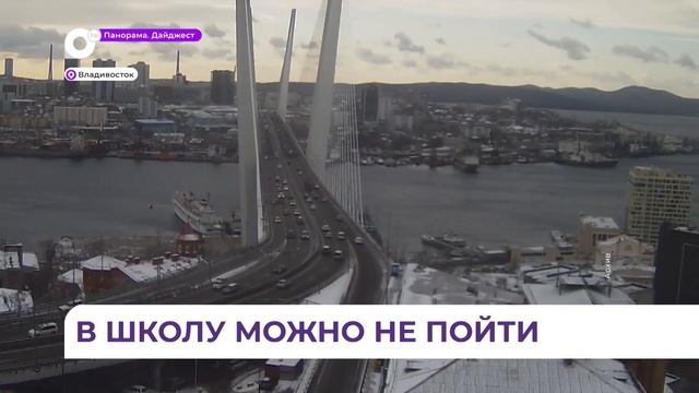 Сегодня в учреждениях образования Владивостока вводится свободное посещение из-за ухудшения погоды смотреть онлайн