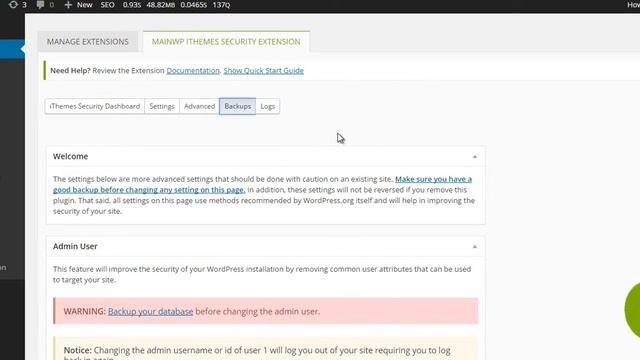 MainWP iThemes Security Extension Demo смотреть онлайн