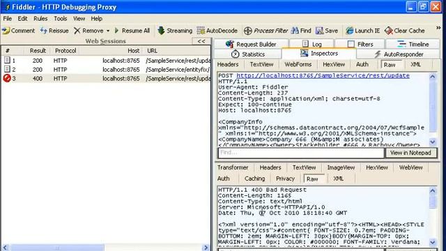 WCF (REST) Entity-Fix Encoder (Binding Element) - Malformed Entities in Fiddler Request смотреть онлайн