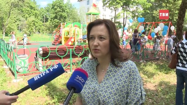 Новая детская площадка в городском округе Восход смотреть онлайн