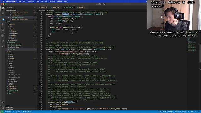 [VOD] Building a compiler in Rust Part 2) AST смотреть онлайн