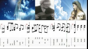 For easy guitar. G.Caccini (V.Vavilov) -  Ave Maria