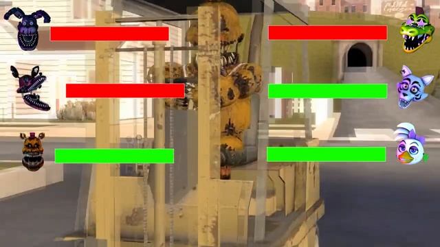 Security Breach vs Nightmare VR With Healthbars смотреть онлайн