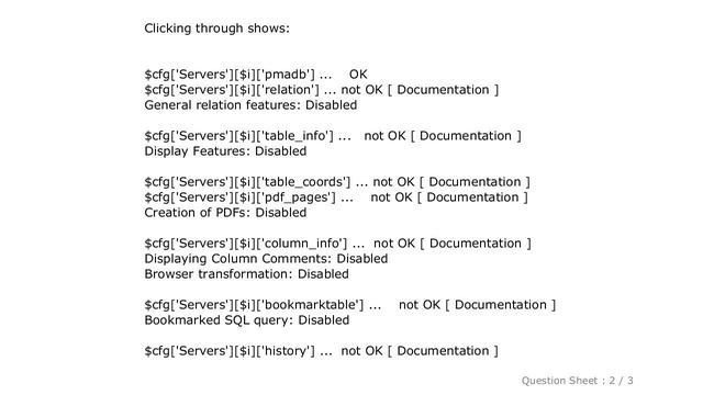 MySQL : phpMyAdmin reports 'No Privileges' смотреть онлайн