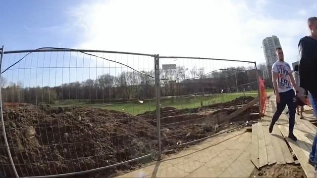 Парк Дружба, пруды, М. Речной Вокзал Москва смотреть онлайн