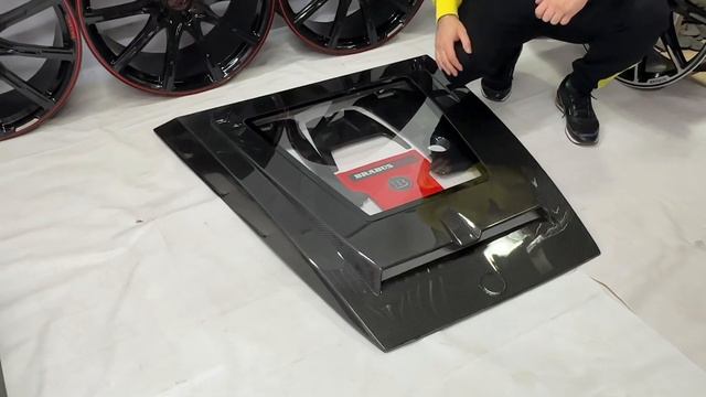 Carbon fiber Brabus Rocket P 900 edition hood scoop for Mercedes Benz W463A G-Class G-Wagon смотреть онлайн