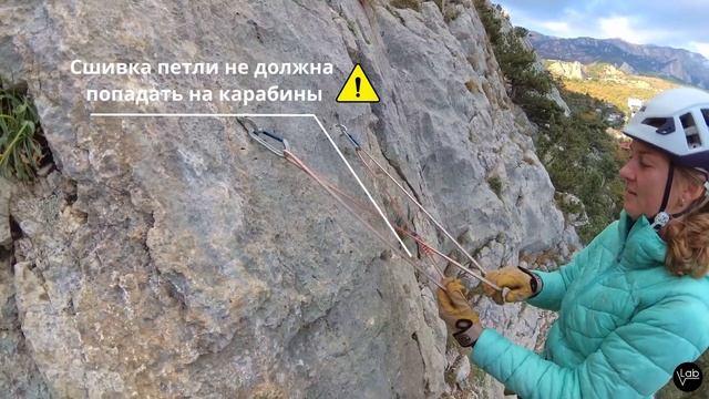 Основы. Страховочная станция с компенсационной петлёй. смотреть онлайн