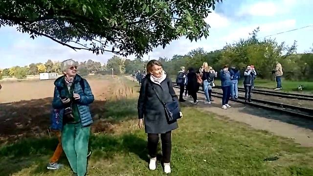 Польша, Сохачев. Праздник 100-летия ж/д. Поездка на паровозе) (здесь уже приехали на конечную) смотреть онлайн
