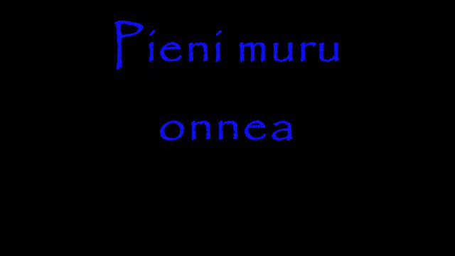 Pieni muru onnea.wmv смотреть онлайн