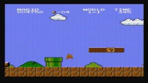 Баг в Super Mario Bros. Мега прыжок,продолжения 1го уровня)!!!!На консоли [NES,Dendy,Famicom] 8 bit