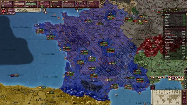 Прохождение Victoria 2 за Великобританию №16. Нормандия и Пикардия наши! смотреть онлайн