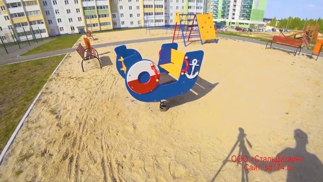 Качель на пружине "Кораблик" 4172 от ООО "СтальДизайн Челябинск" смотреть онлайн