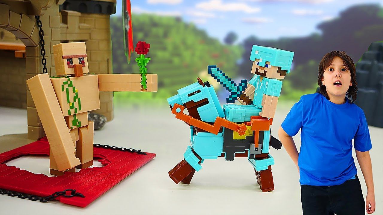 Возвращение брони - майнкрафт мультики онлайн про приключения Стива. Игра для мальчиков minecraft смотреть онлайн