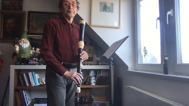 V. Bellini, Ah, non credea mirarti, for bass recorder смотреть онлайн