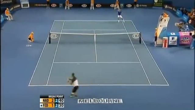 Federer Vs Henin - Backhands